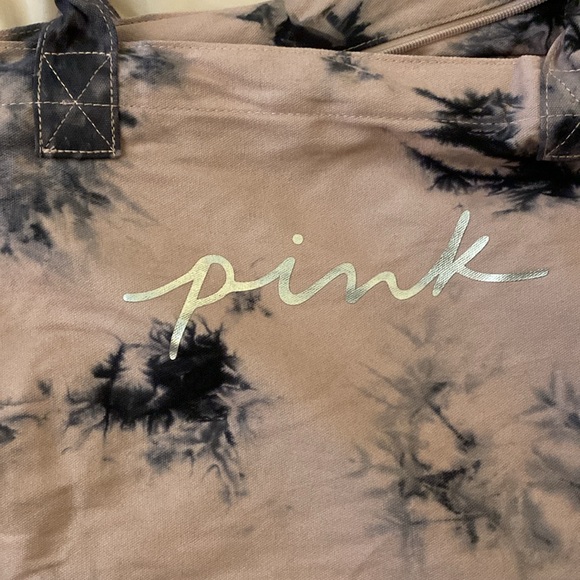 PINK Canvas Tote - Picture 2 of 4